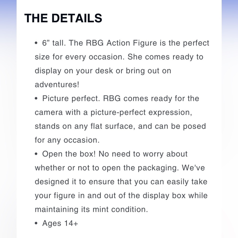 RBG Action Figure - Picture 6 of 10